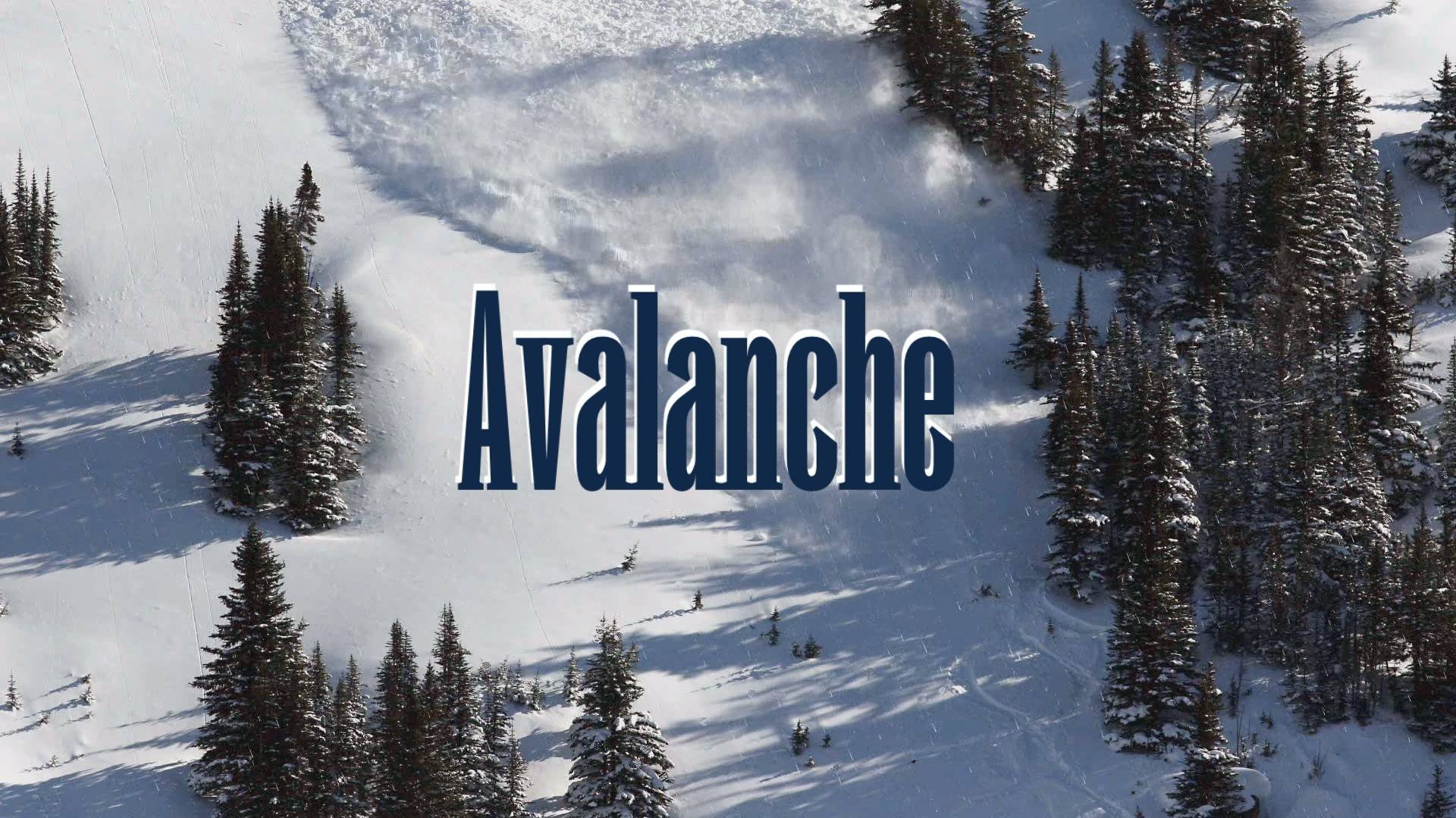 landscape, Avalanche, Mountains, Winter, Trees Wallpaper