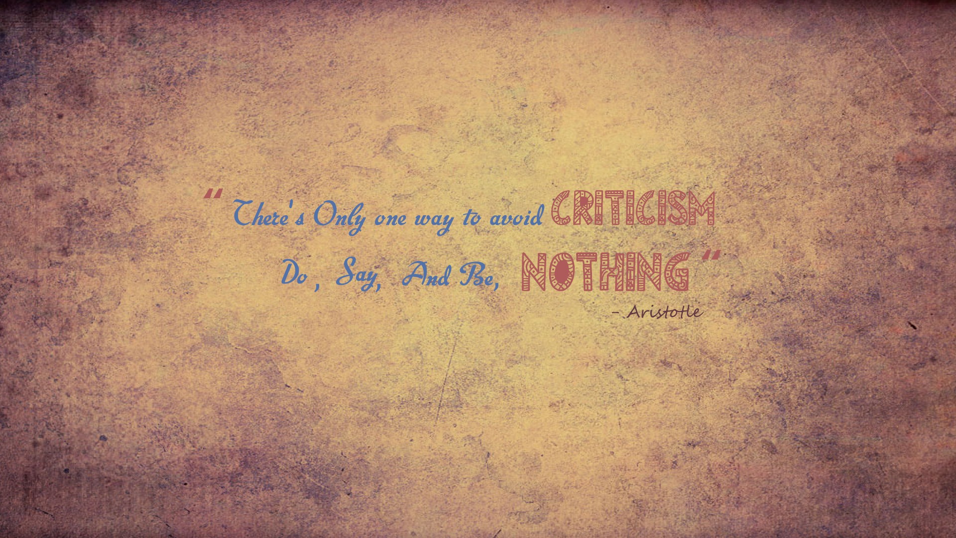 aristotle, Criticism, Nothing Wallpaper