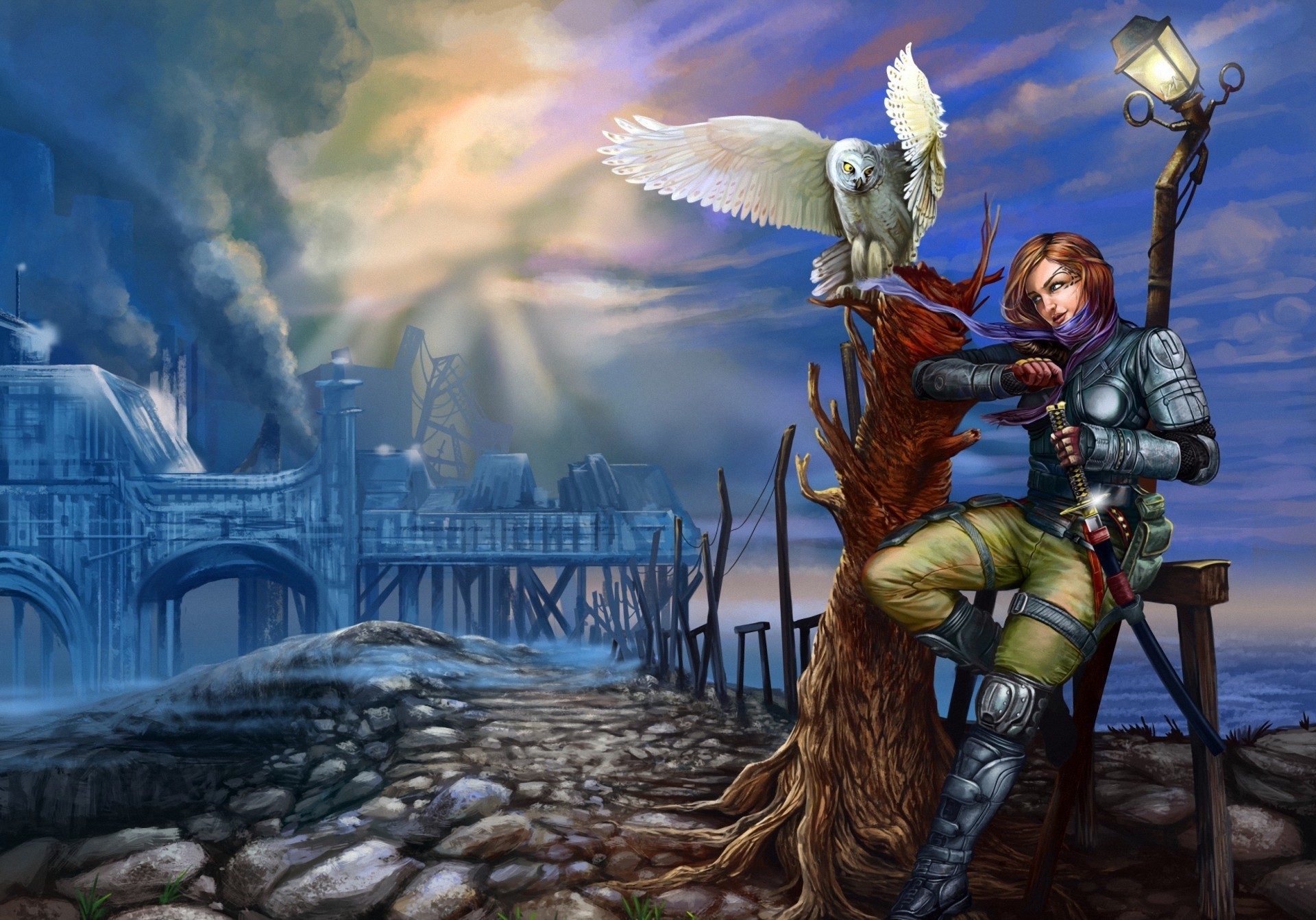 warriors, Armor, Fantasy, Girls Wallpaper