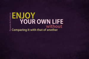 enjoy, Your, Own, Life