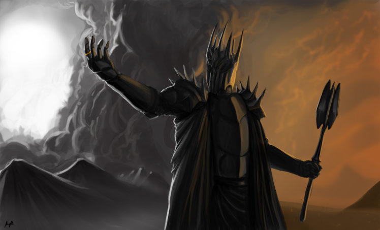 lord, Of, The, Rings, Sauron, Dark, Lord, Fantasy, Movies, Books, Warrior,  Armor Wallpapers HD / Desktop and Mobile Backgrounds