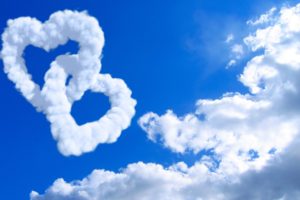clouds, Models, Hearts, Skyscapes