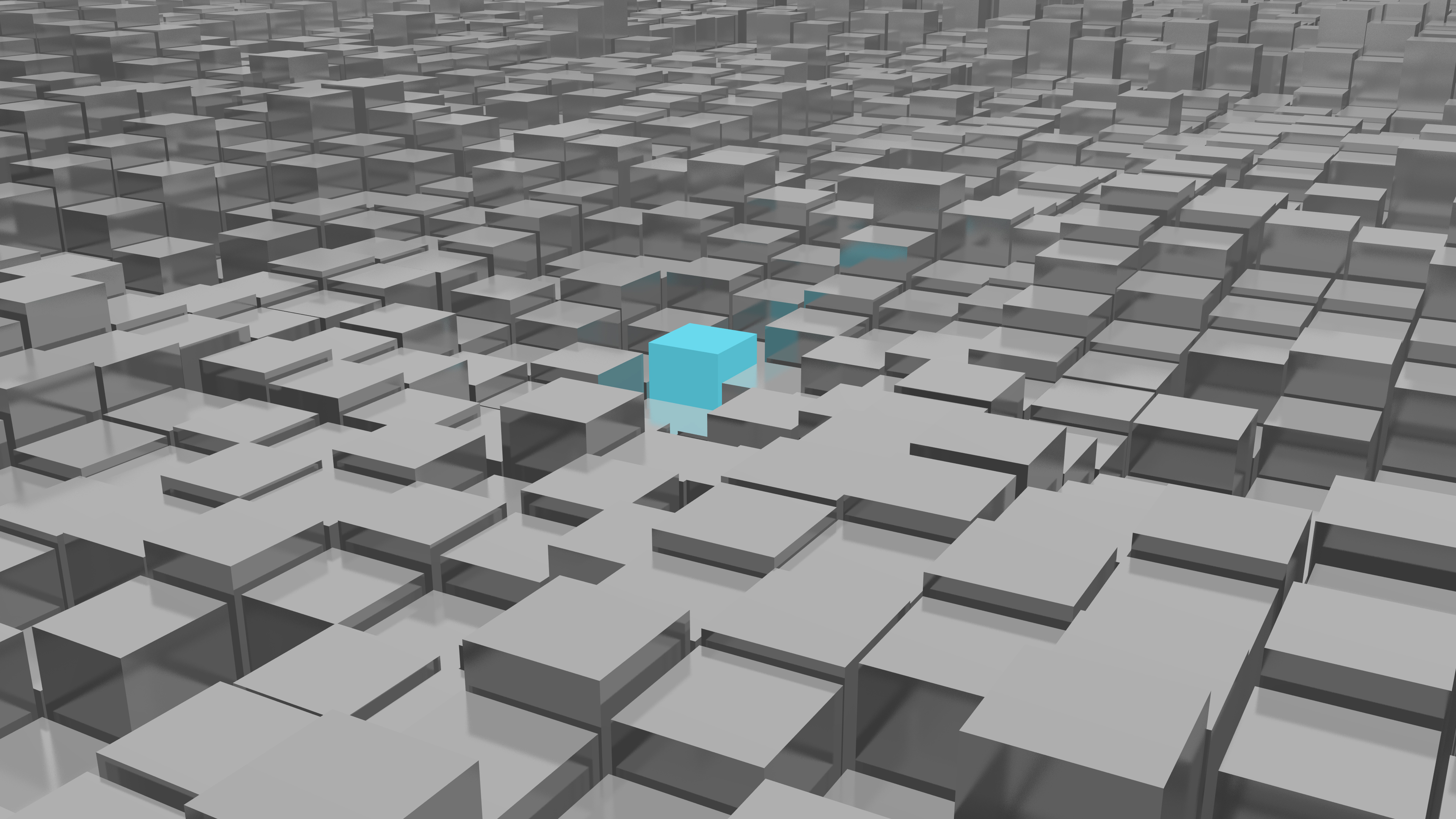 cubes, Selective, Coloring Wallpaper