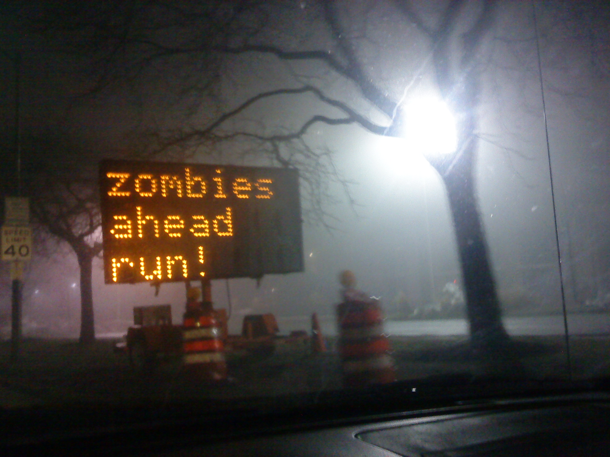 zombies, Signs Wallpaper