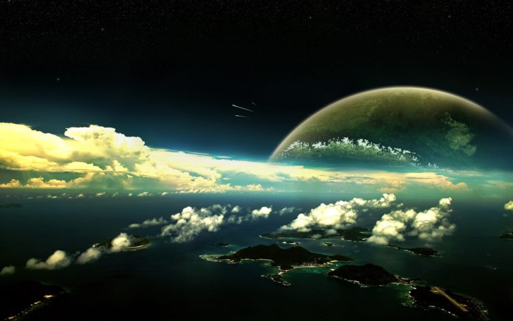 outer, Space, Planets, Panorama HD Wallpaper Desktop Background