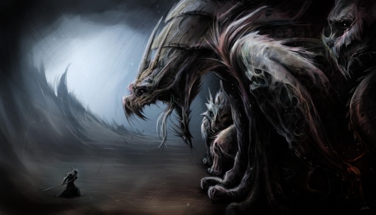 monsters, Fantasy, Dragons, Warrior HD Wallpaper Desktop Background