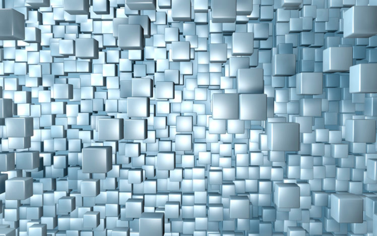 gray, Cubes HD Wallpaper Desktop Background