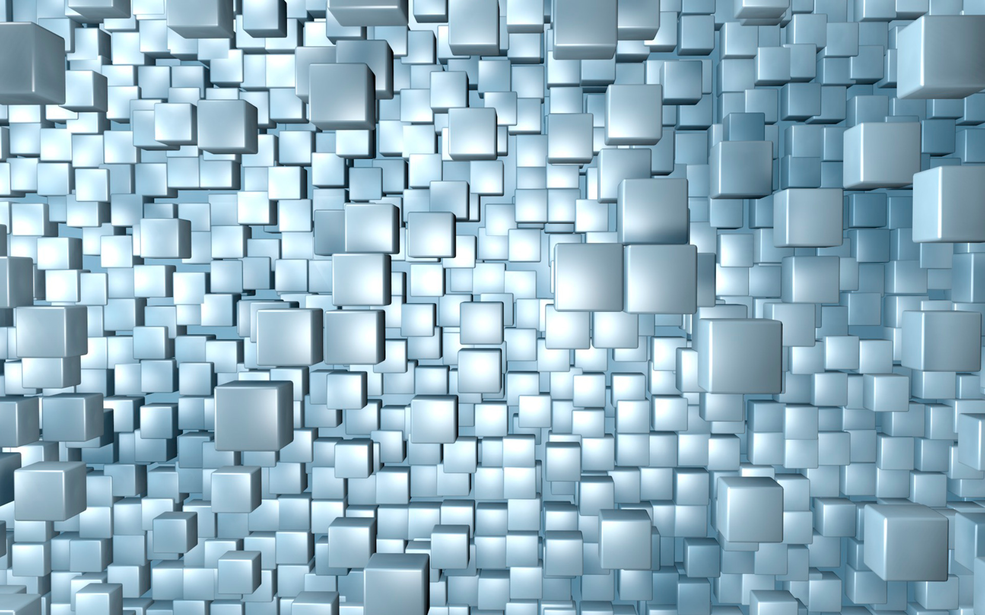gray, Cubes Wallpaper