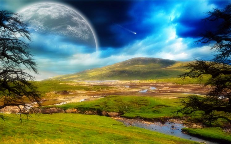 landscapes, Science, Fiction HD Wallpaper Desktop Background