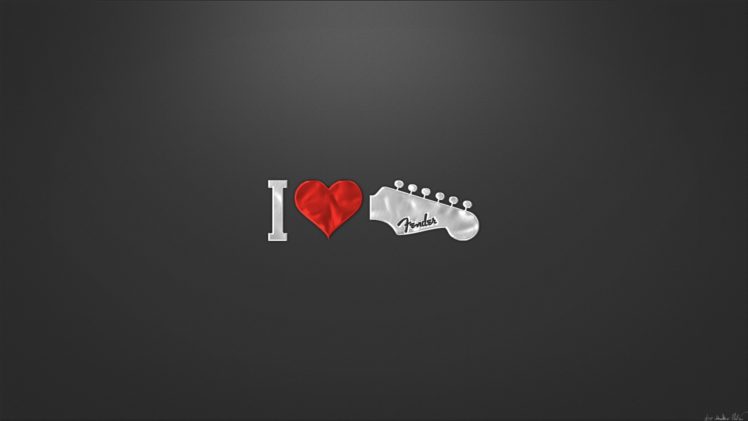 love, Black, Fender, Nero HD Wallpaper Desktop Background
