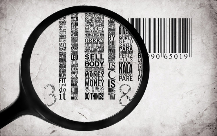 typography, Numbers, Barcode, Facts, Magnifying, Glass HD Wallpaper Desktop Background