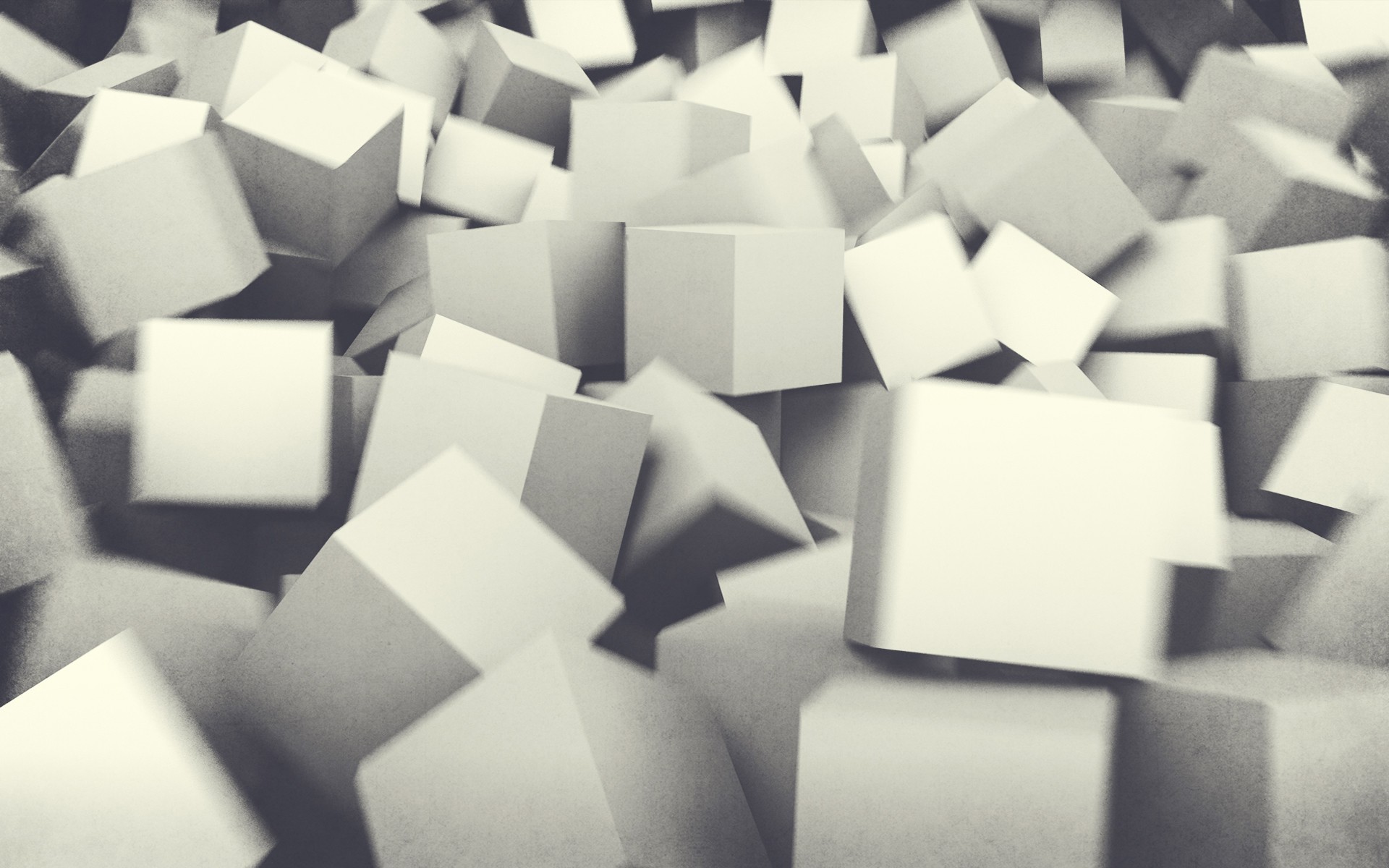 abstract, Shapes, Geometry, Cubes, Renders Wallpaper