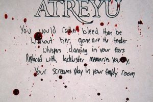 atreyu, Metalcore, Hardcore, Alternative, Metal, Nu metal, Poster, Text, Typography