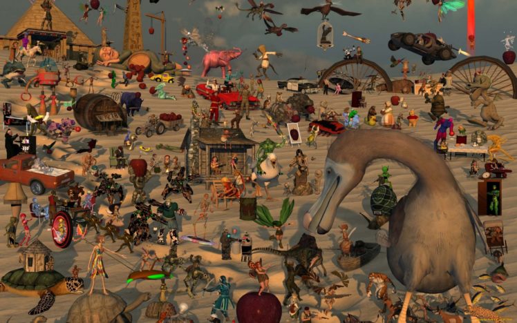humor, Animals, Fantasy, Psychedelic HD Wallpaper Desktop Background