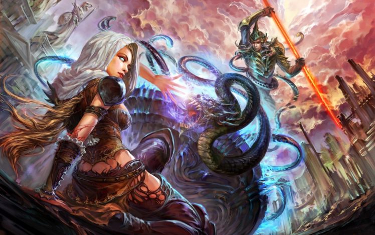 fantasy, Battle, Warrior HD Wallpaper Desktop Background