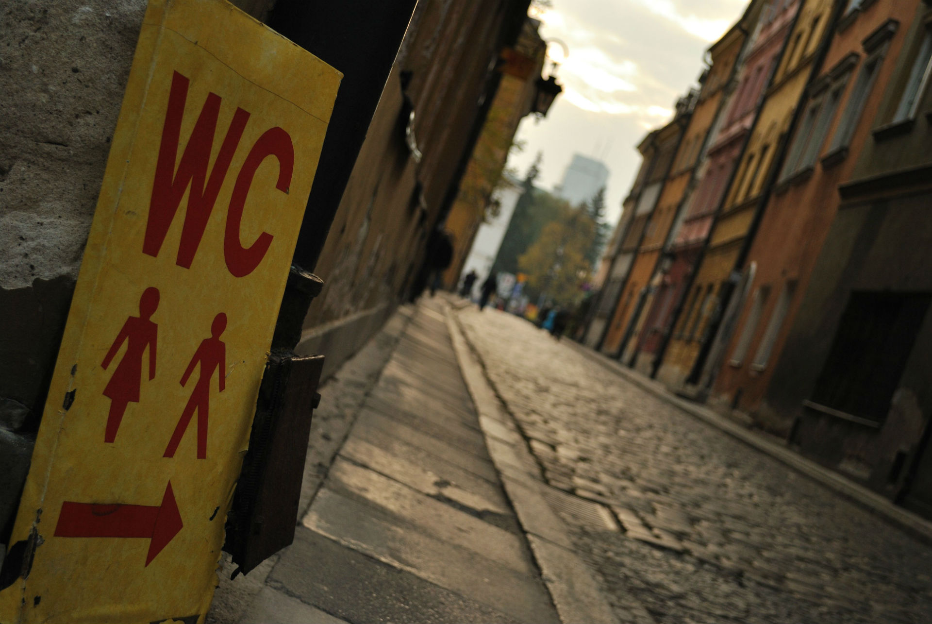 toilet, Road Wallpaper