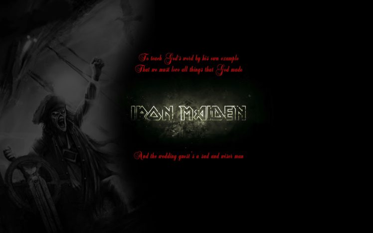 iron, Maiden, Heavy, Metal, Power, Poster, Text, Typography, Quote HD Wallpaper Desktop Background