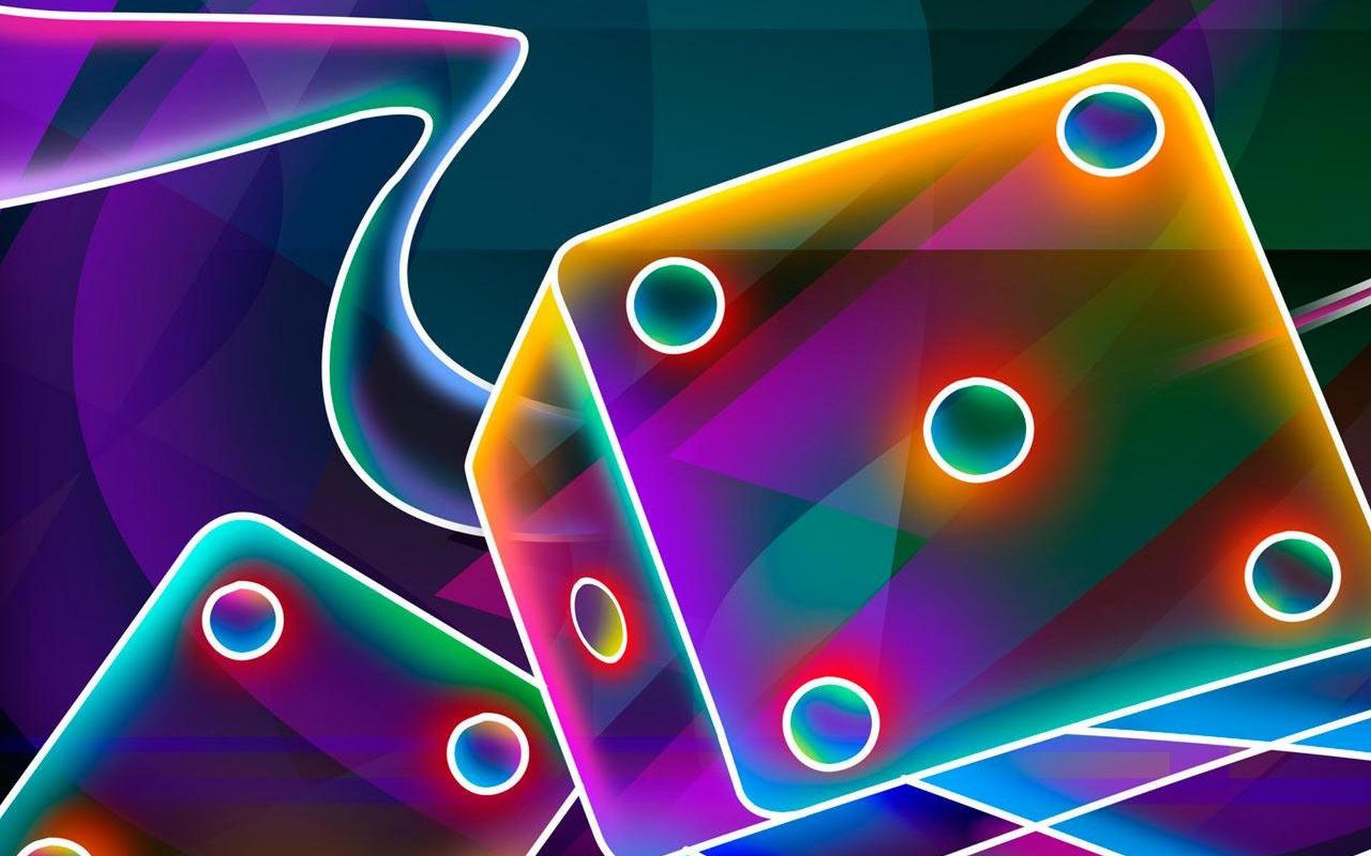 3d, Color, Cube Wallpaper