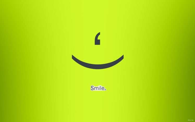 green, Text, Smiling, Simple, Background, Green, Background HD Wallpaper Desktop Background