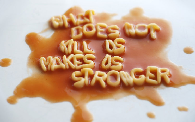 kill, Stronger, Spaghettioand039s, Macro, Texts, Quotes HD Wallpaper Desktop Background
