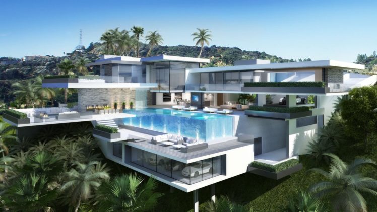 mansion, House, Building, Architecture, Interior, Design, Swimming, Pool HD Wallpaper Desktop Background