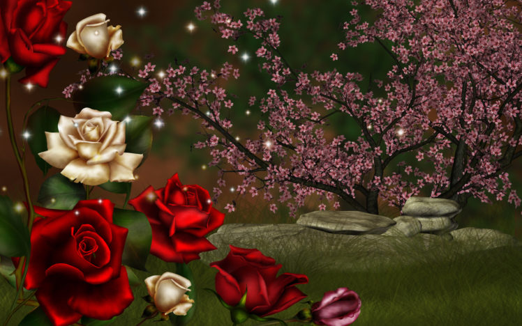 Nature Roses 3d Art Wallpapers Hd Desktop And Mobile Backgrounds