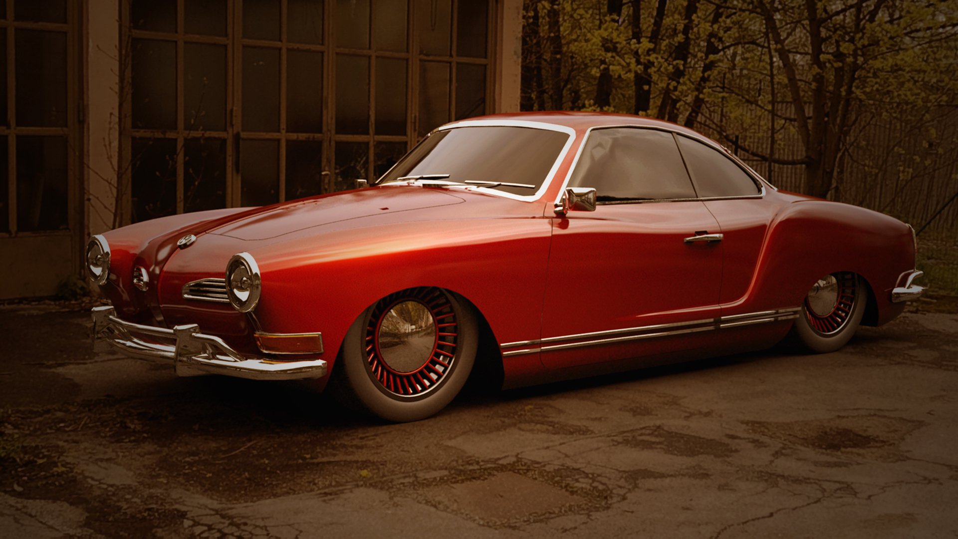 volkswagen, Karmann, Ghia, Volkswagon, Tuning, Custom, Lowrider, Socal Wallpaper