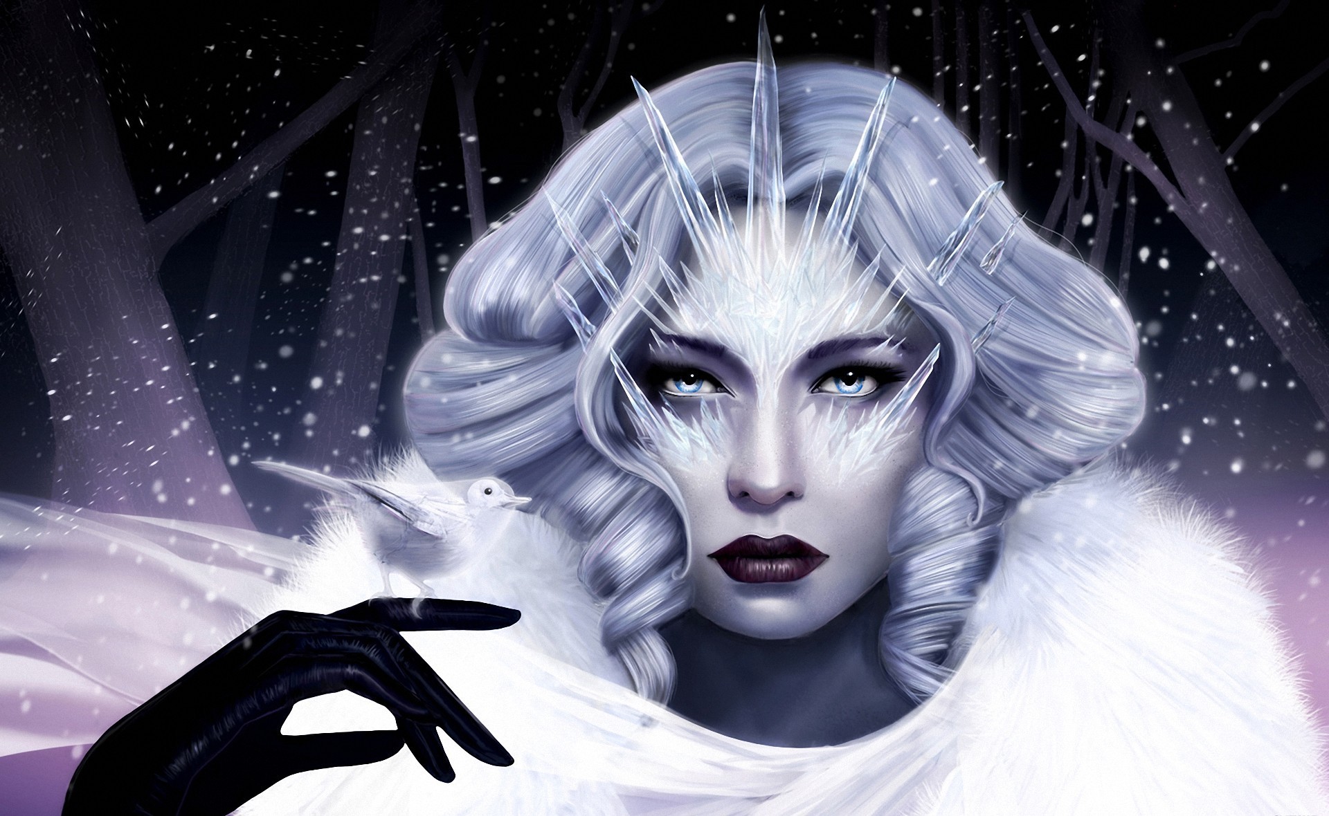 supernatural, Beings, Blonde, Girl, Glance, Fantasy, Girls Wallpaper