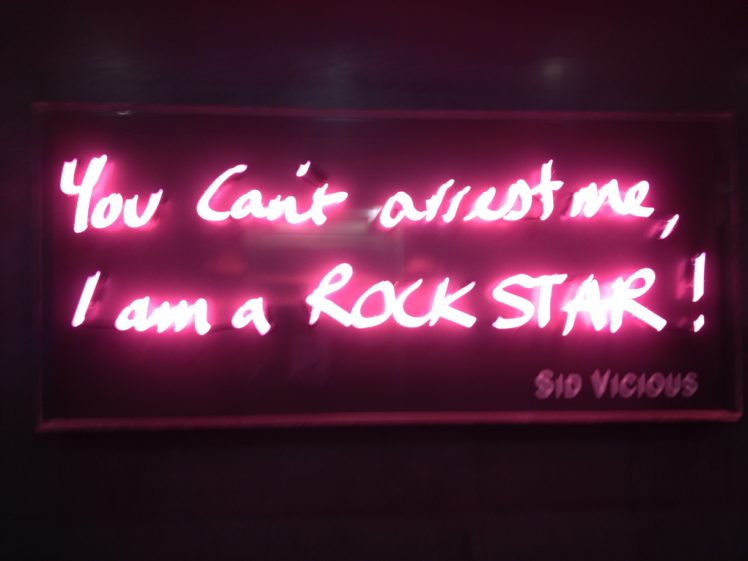 neon, Sign, Architecture, Quote, Typography, Text, Sid, Vicious, Punk, Rock, Roll, Hard HD Wallpaper Desktop Background