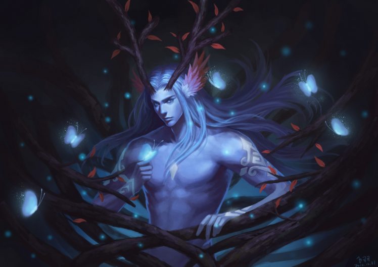 supernatural, Beings, Man, Horns, Fantasy HD Wallpaper Desktop Background