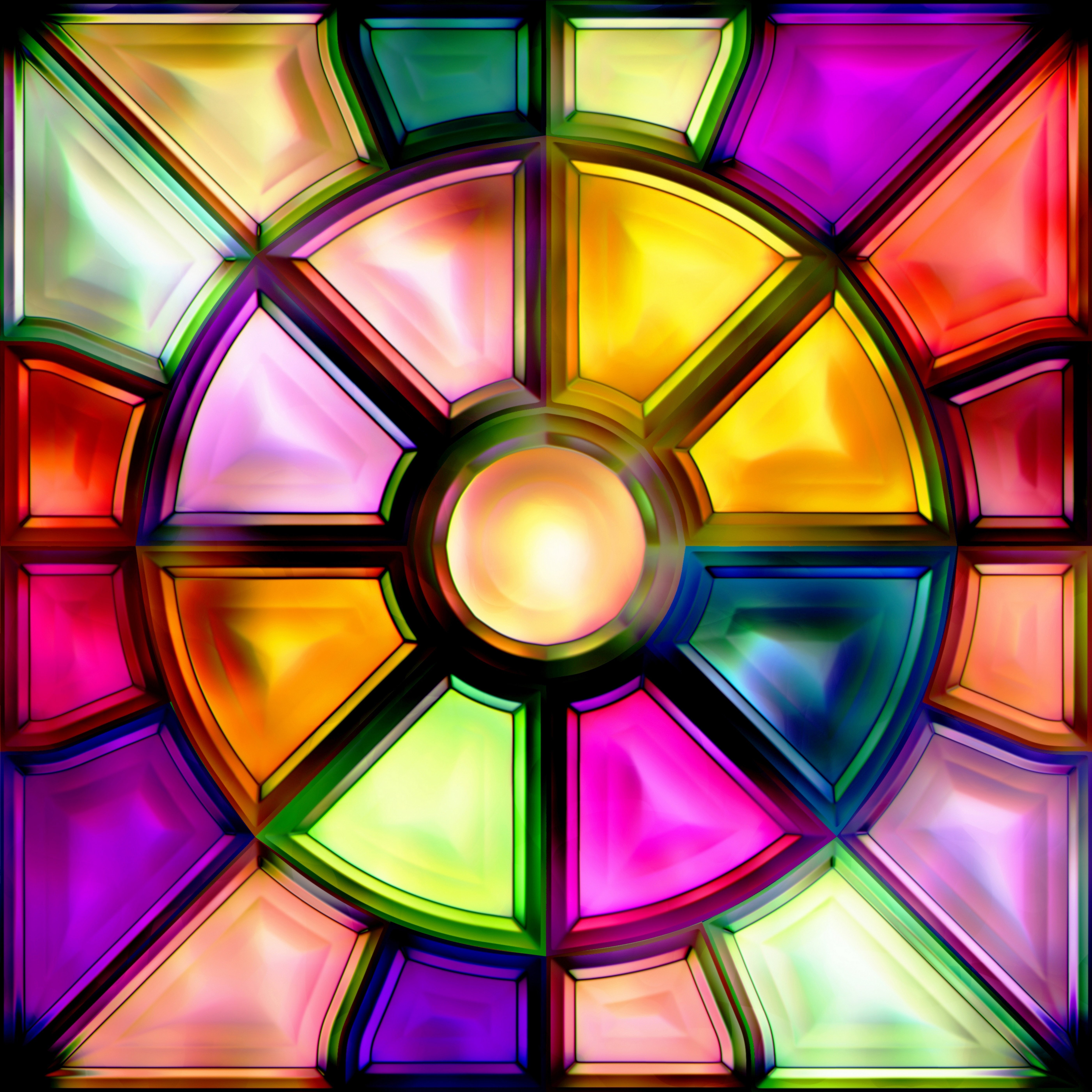 glass, Colorful, Stained, Glass Wallpapers HD / Desktop and Mobile  Backgrounds
