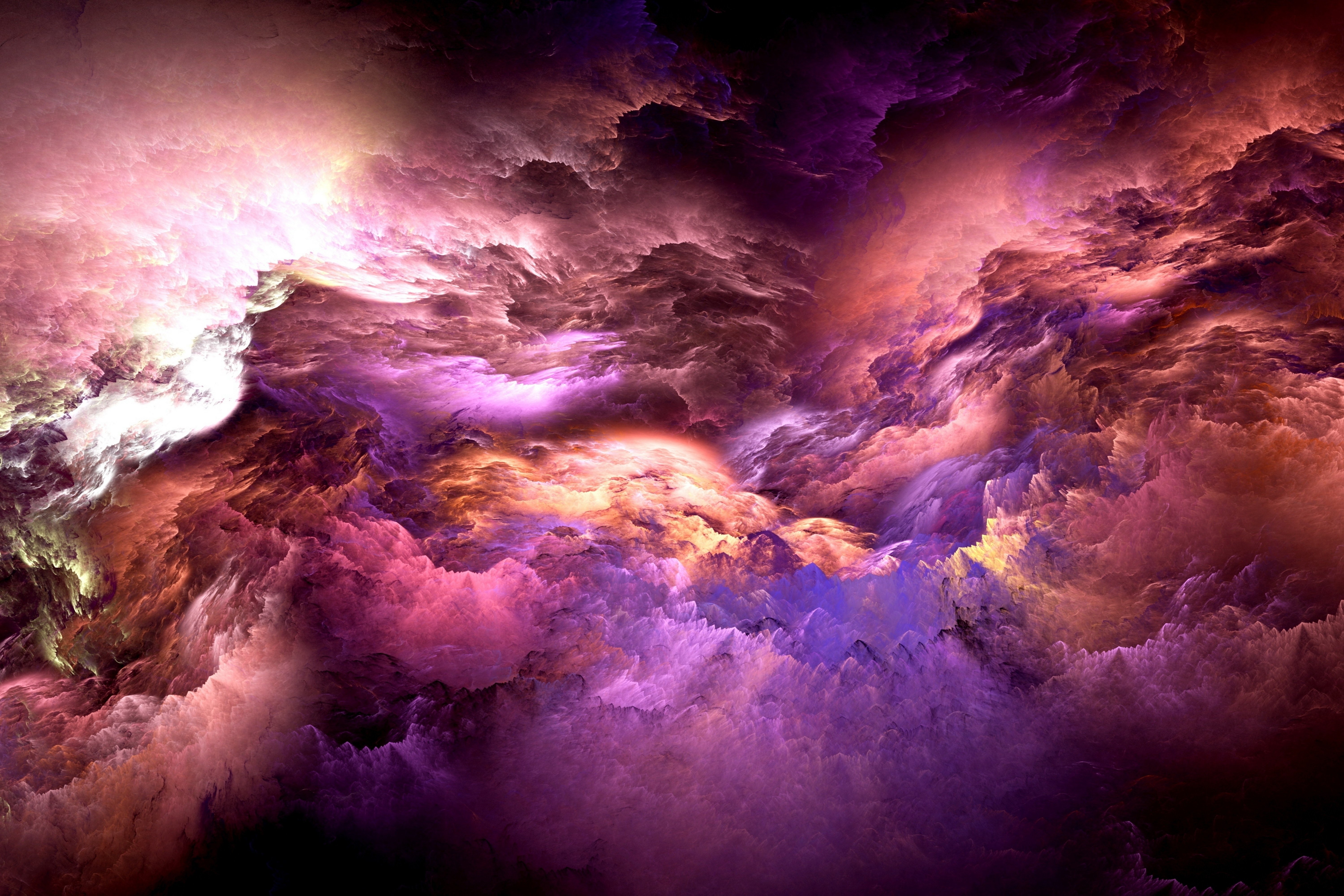 abstract, 3d, Graphics, Psychedelic, Nebula, Space, F Wallpaper