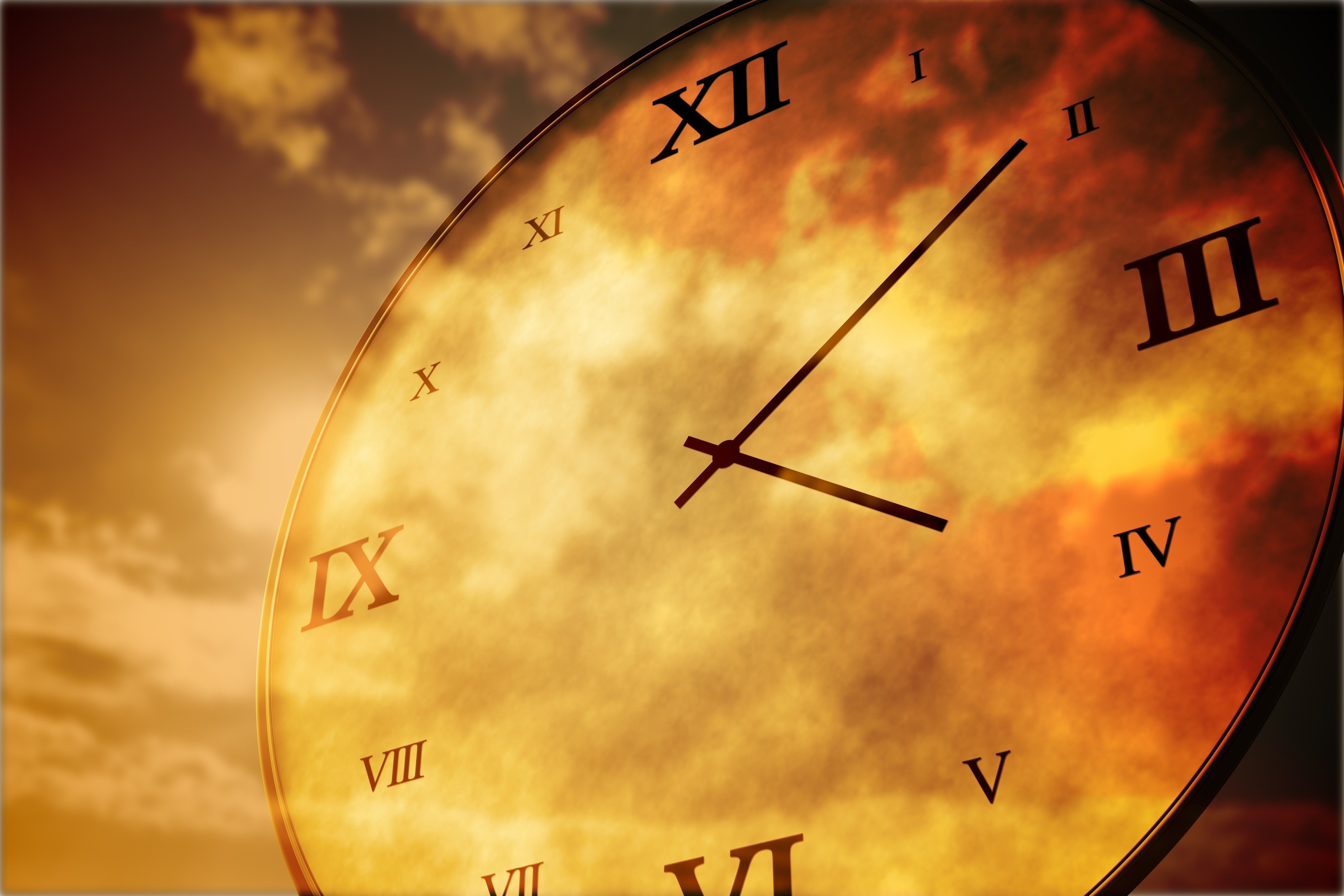time, Dial, Clock, Sky Wallpaper