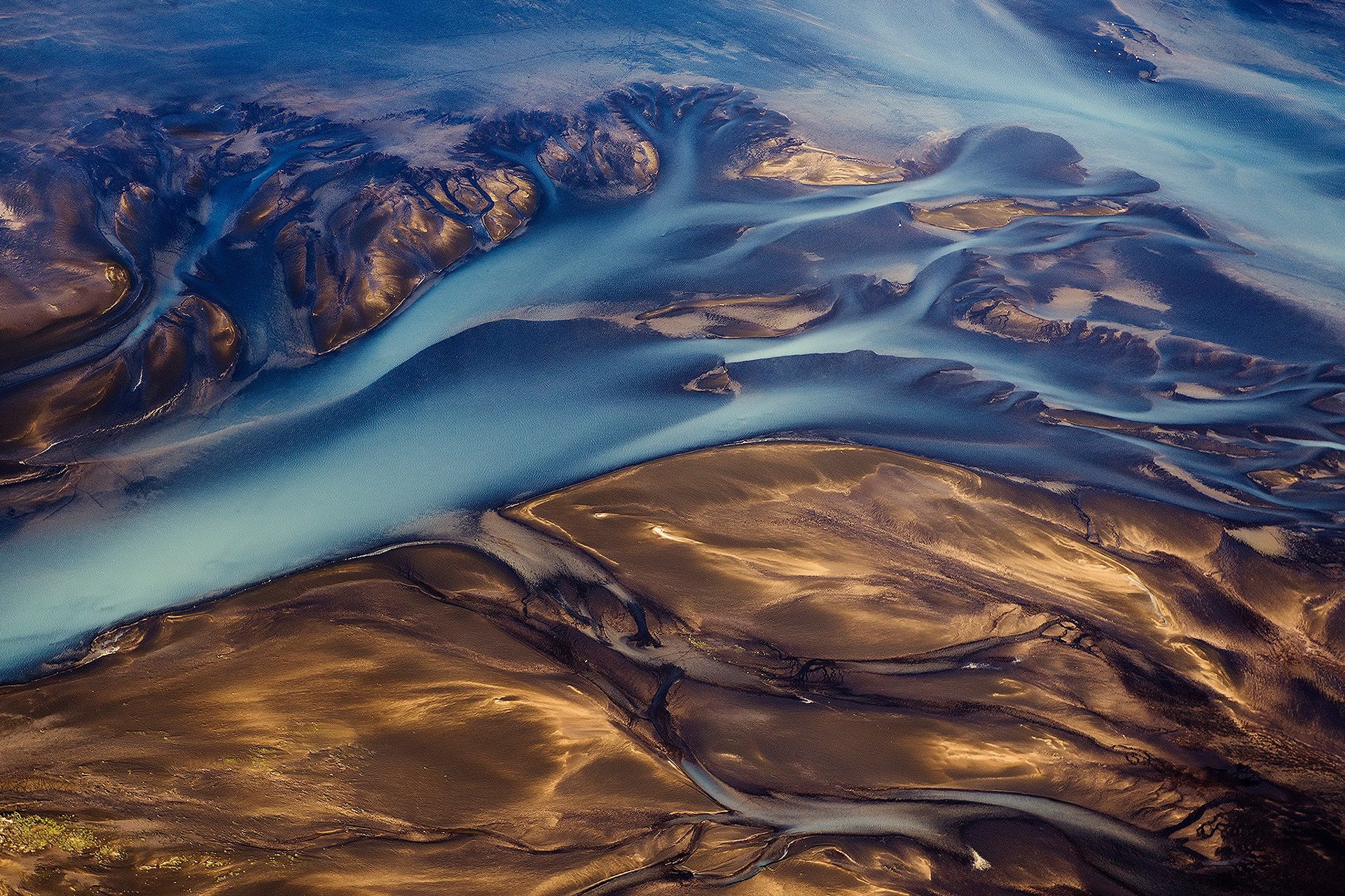 iceland, River, Abstract, Landscape Wallpaper