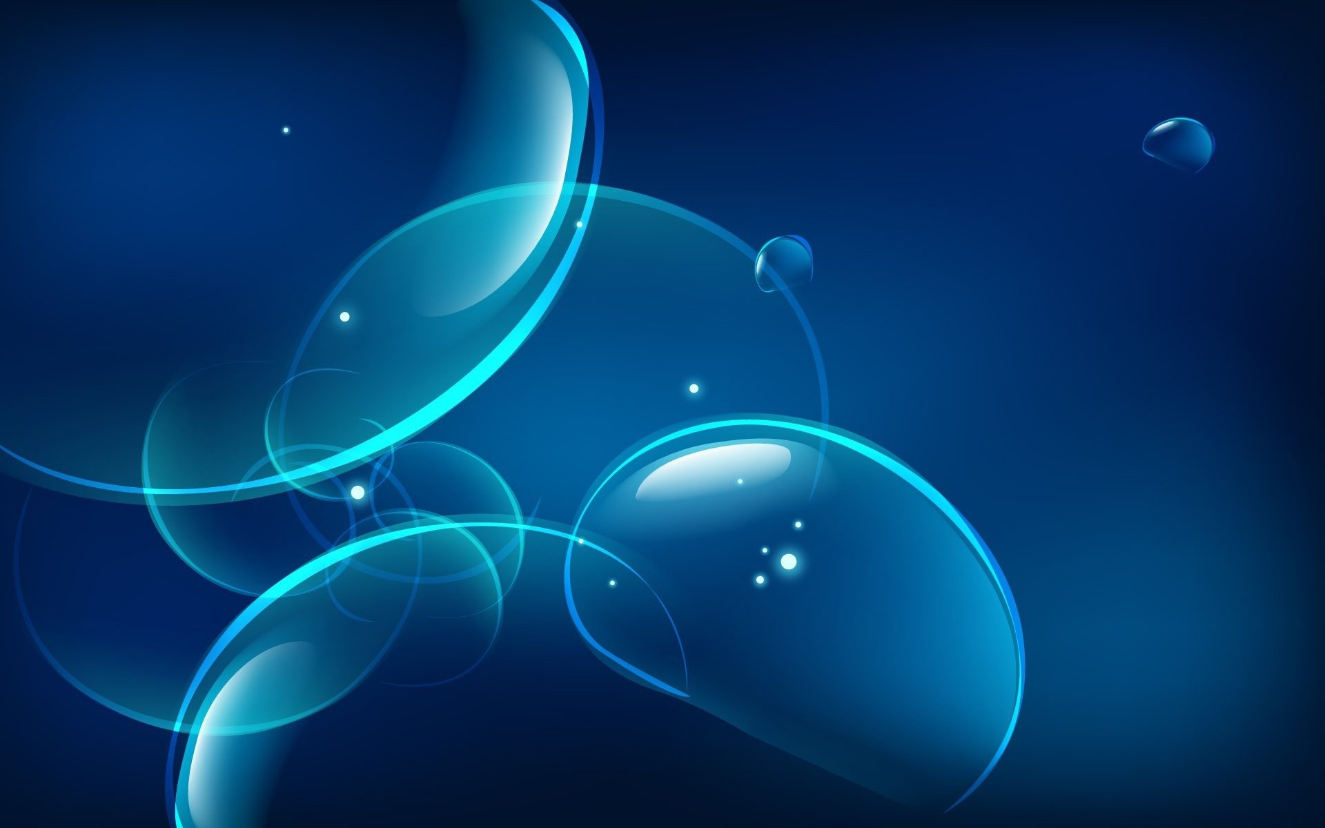 bubbles, Blue, Background Wallpaper