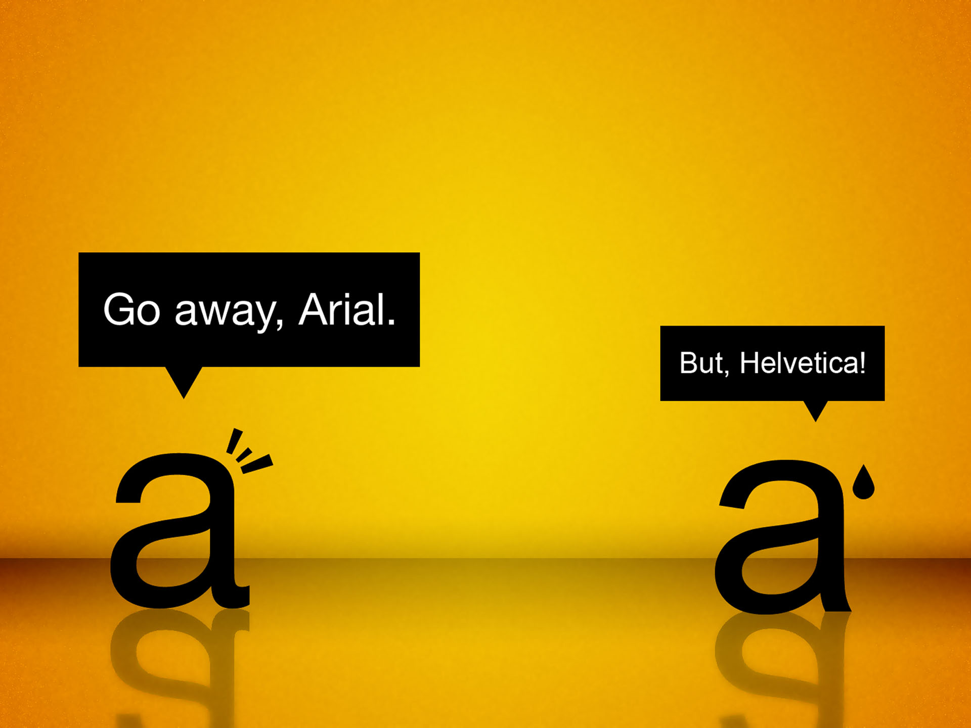 yellow, Funny, Typography, Helvetica, Font, Arial Wallpaper