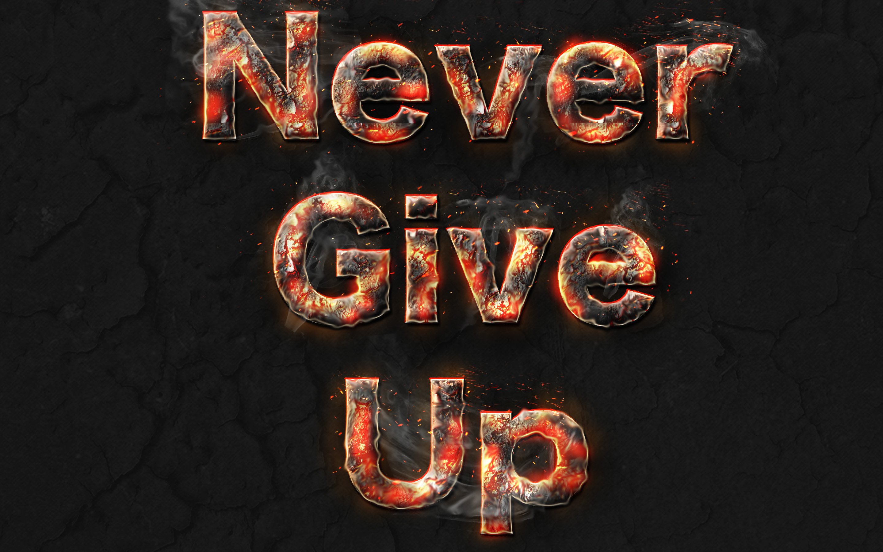 abstracto, Texto, Never, Give, Up Wallpapers HD / Desktop and Mobile  Backgrounds