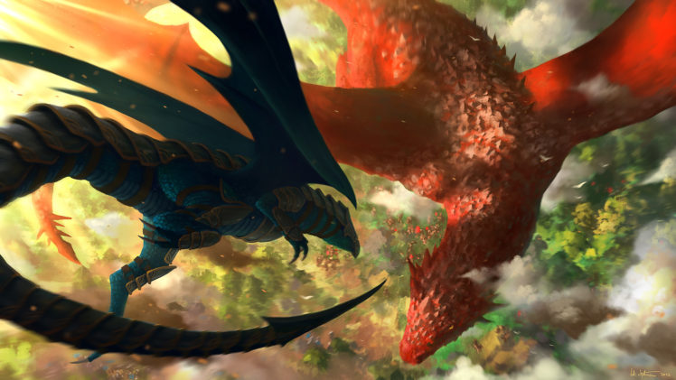 dragons, Fantasy, Dragon HD Wallpaper Desktop Background