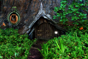 hobbit, Fantasy, Forest, Trees, House, Home