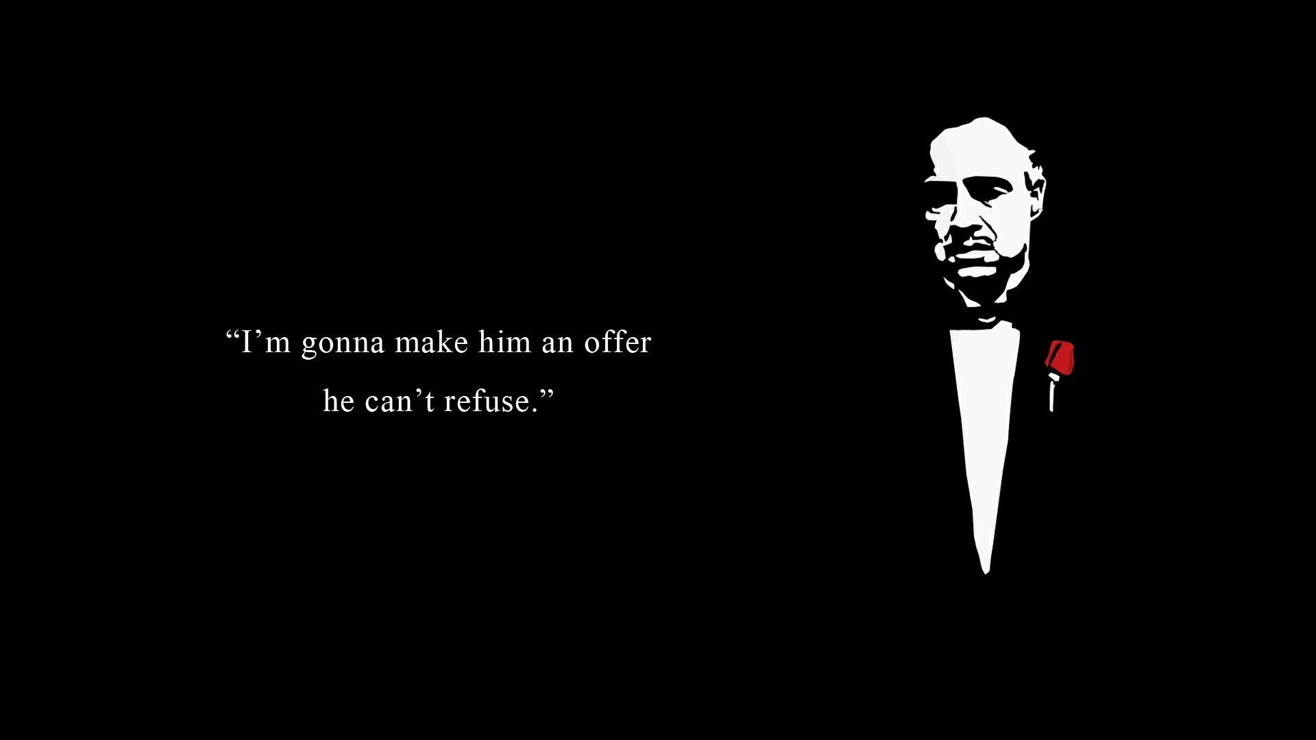 the, Godfather, Black, Offer, Mafia, Movie, Movies Wallpaper