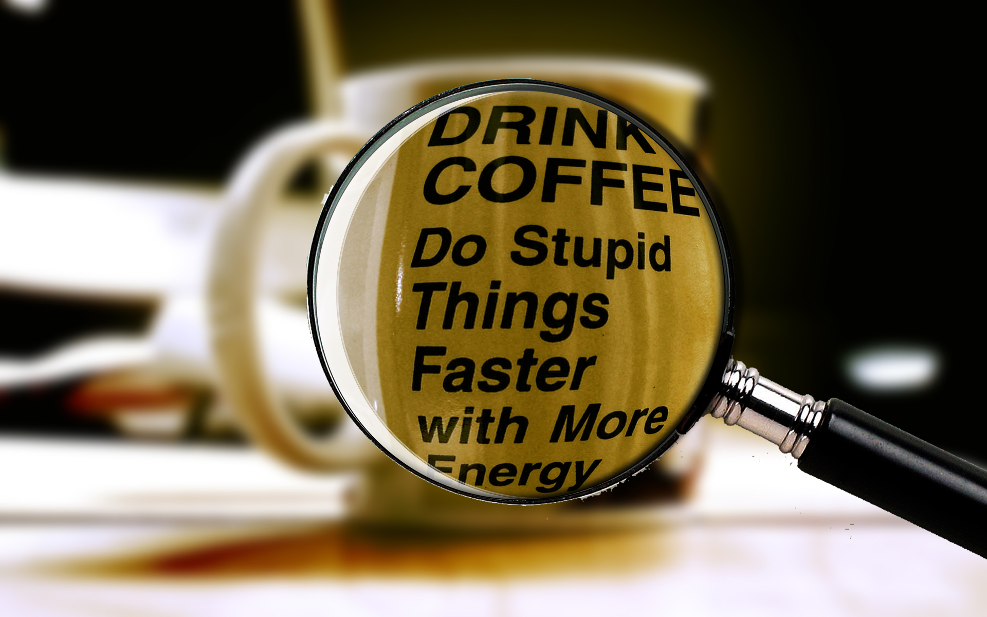 coffee, Energy, Funny, Coffee, Cups, Drinks Wallpaper