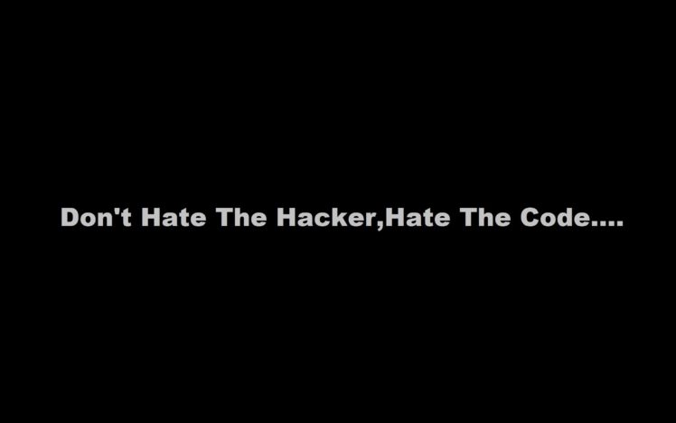 text, Quotes, Code, Hackers, Text, Only, Black, Background HD Wallpaper Desktop Background