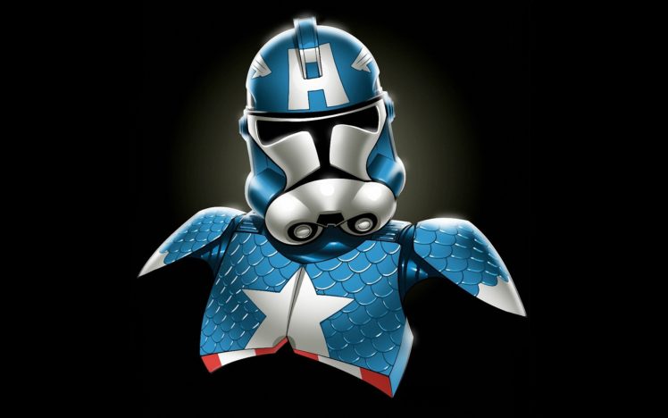 Star Wars Minimalistic Stormtroopers Captain America Marvel Comics Redneck Wallpapers Hd