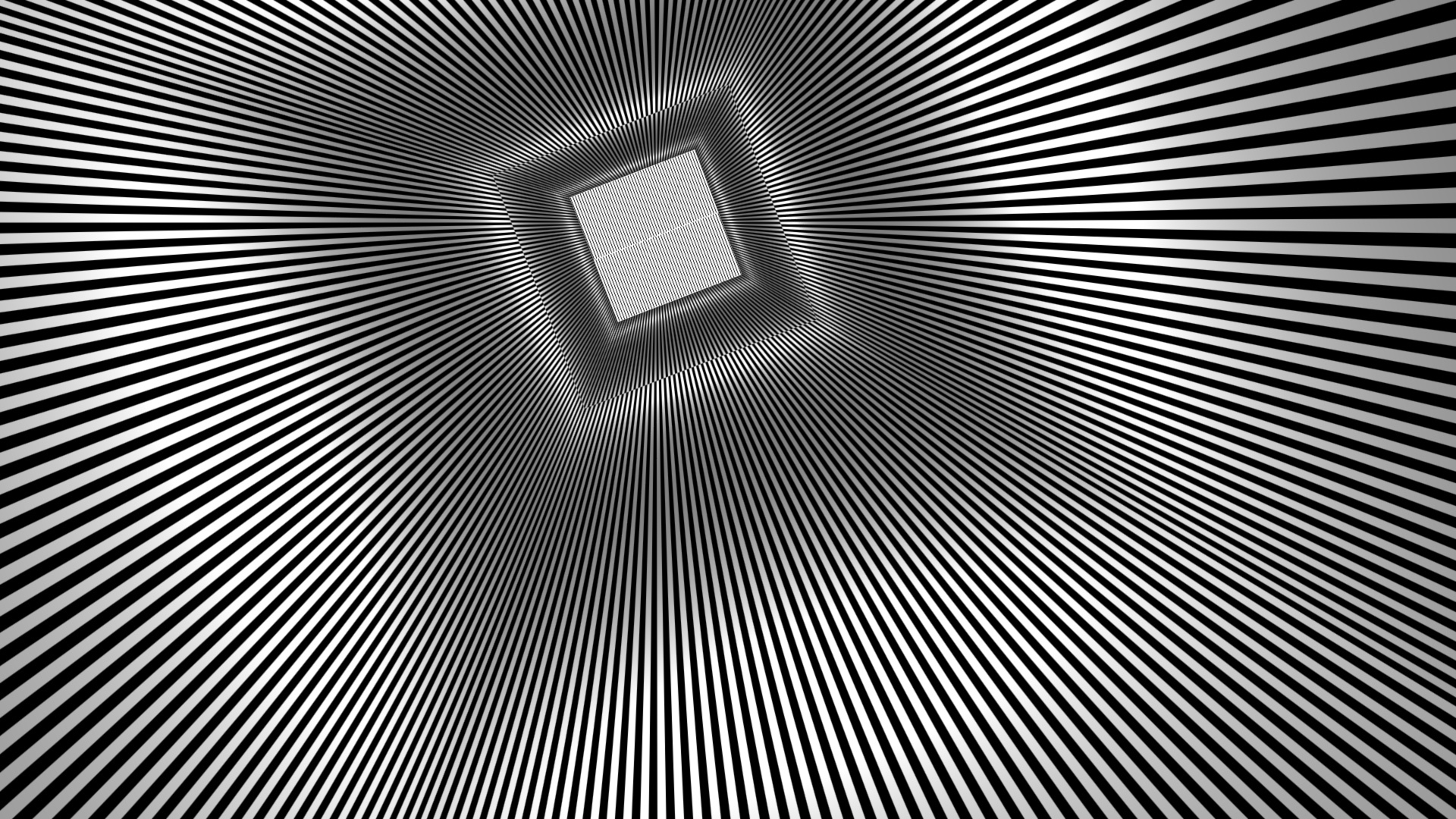 square, Rays, Optical, Illusion, Teaser, Psychedelic Wallpaper