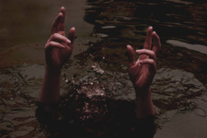 hands, Water, Drown, Drowning