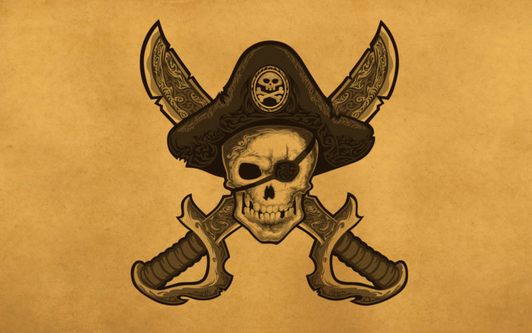 skulls, Pirates, Hat, Fantasy, Skull, Pirate HD Wallpaper Desktop Background