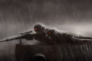 sniper, Rain, Sniper, Lies, Position, Rain, Sniper, Rifle