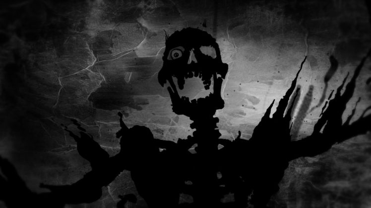 dark, Skulls, Skull, Evil, Halloween, Scream HD Wallpaper Desktop Background