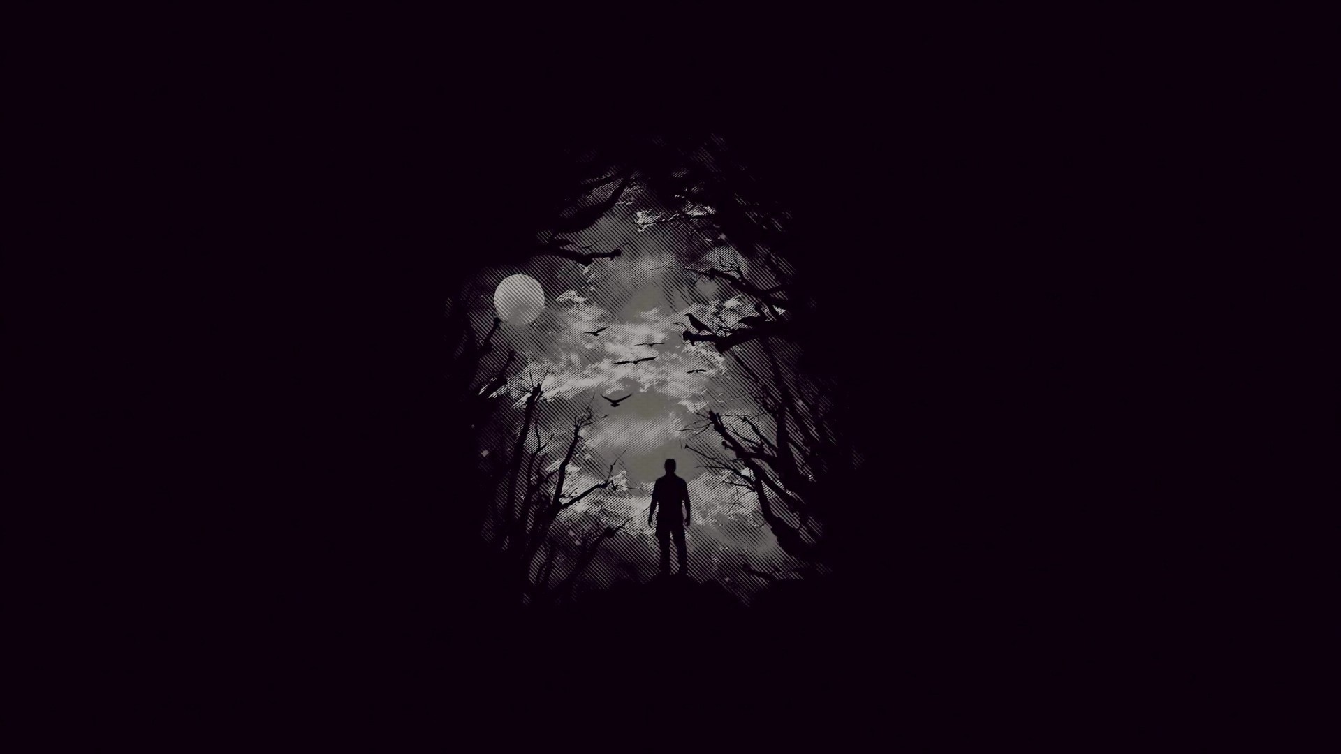 creepy, Black, Alone, Night Wallpapers HD / Desktop and Mobile Backgrounds
