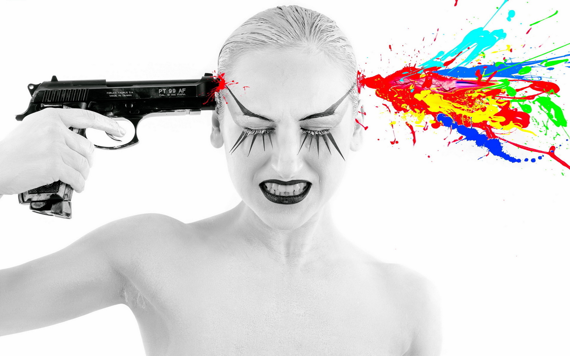 girls, And, Guns, Girl, Gun, Psychedelic, Weapon, Gun, Mood, Suicide Wallpaper